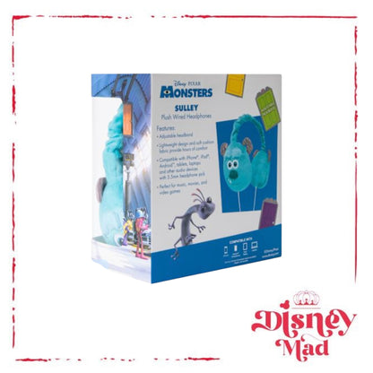Disney PIXAR Monsters Sulley Plush Wired Headphones