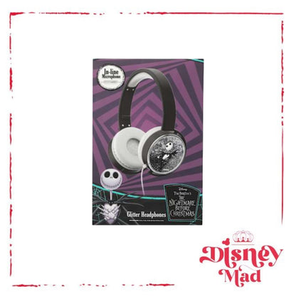 Disney Tim Burton's The Nightmare Before Christmas Glitter Headphones