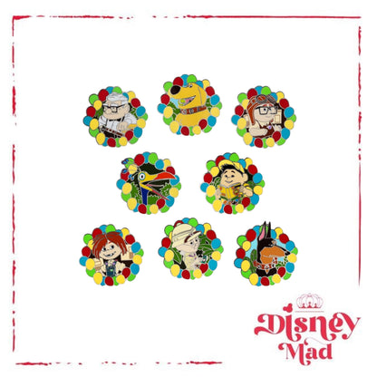 Disney Mystery Pin Blind Box - UP Characters In Balloons - 2 pins per box *