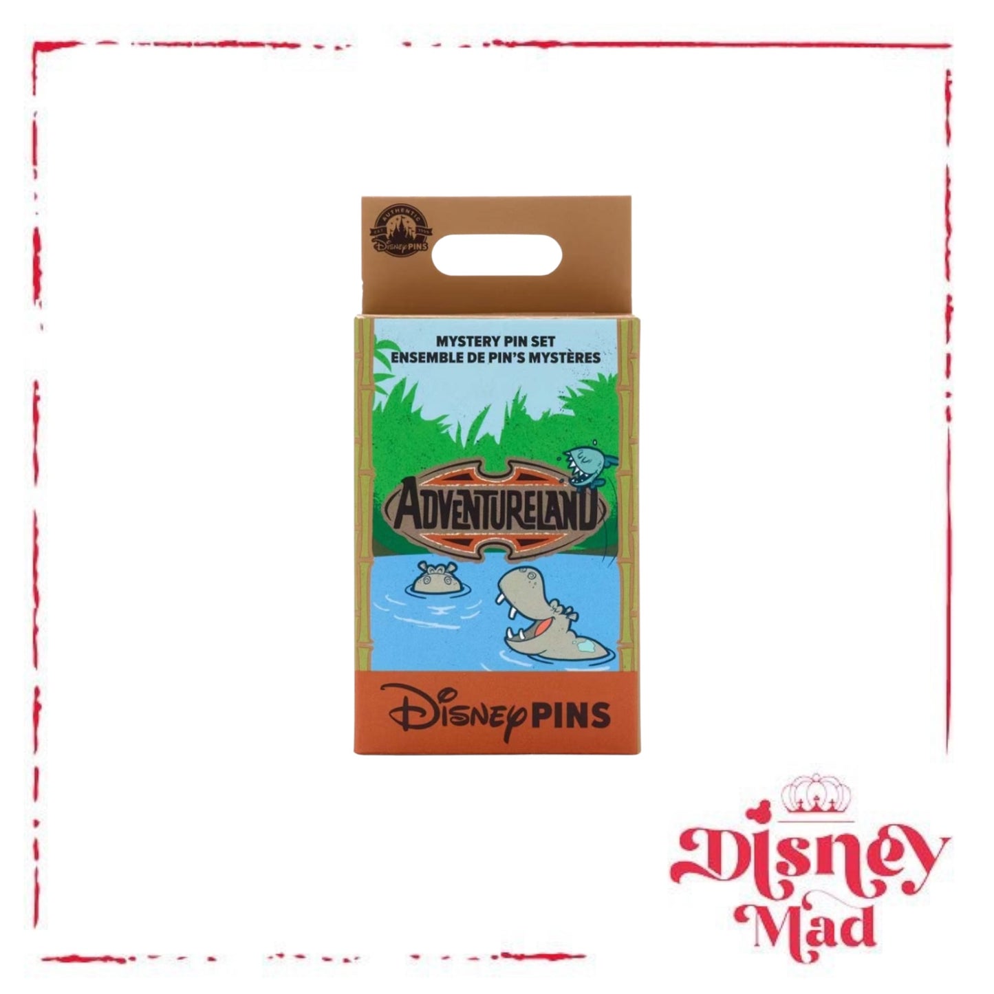 Disney Mystery Pin Blind Box - Adventureland - 2 pins per box
