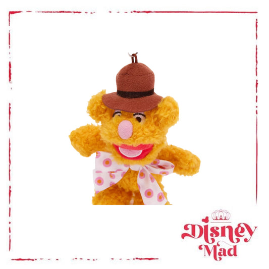 Disney Parks The Muppets Fozzie Bear Plush Bag Charm Keychain