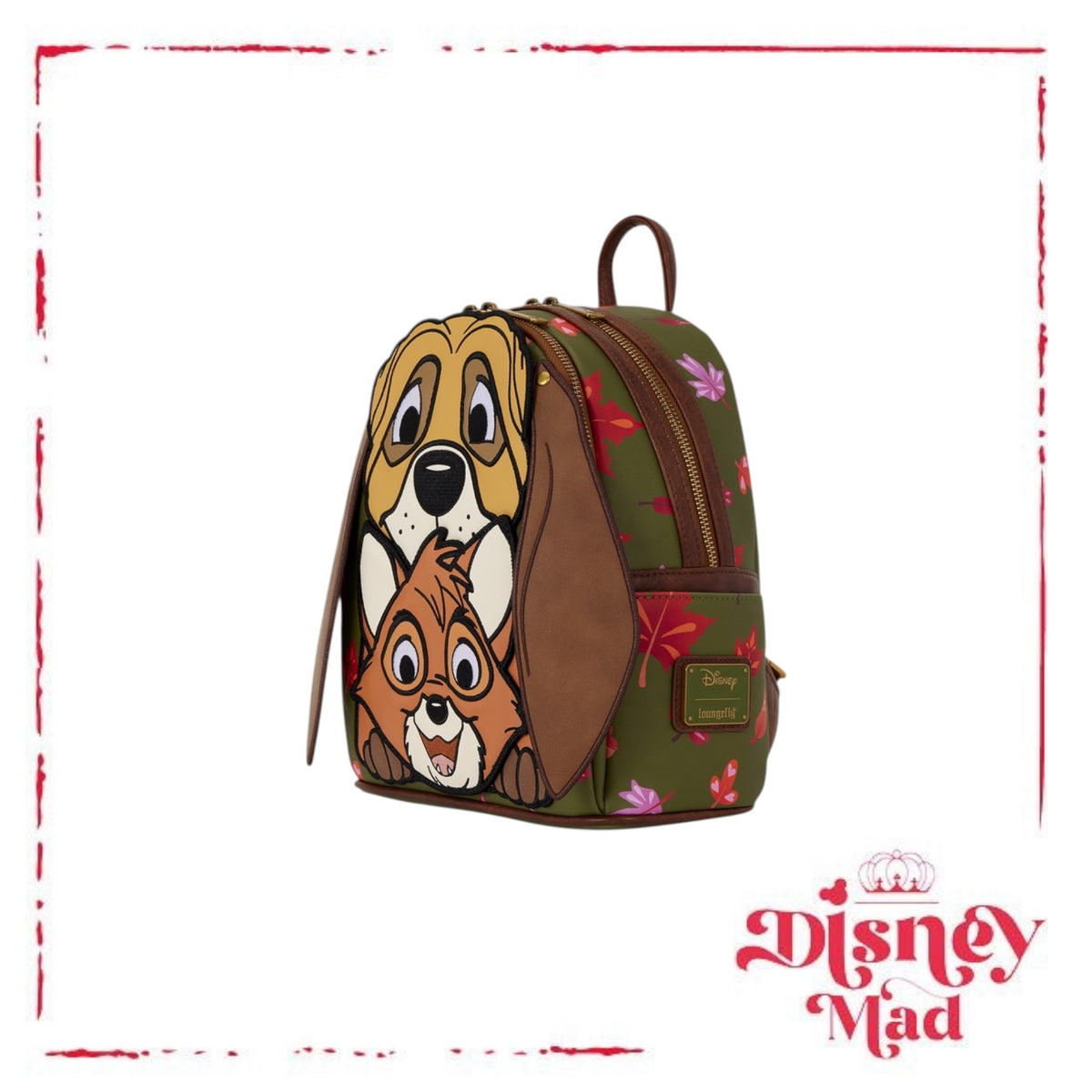 D23 Exclusive The Fox and the Hound Tod & Copper Cosplay Mini Backpack