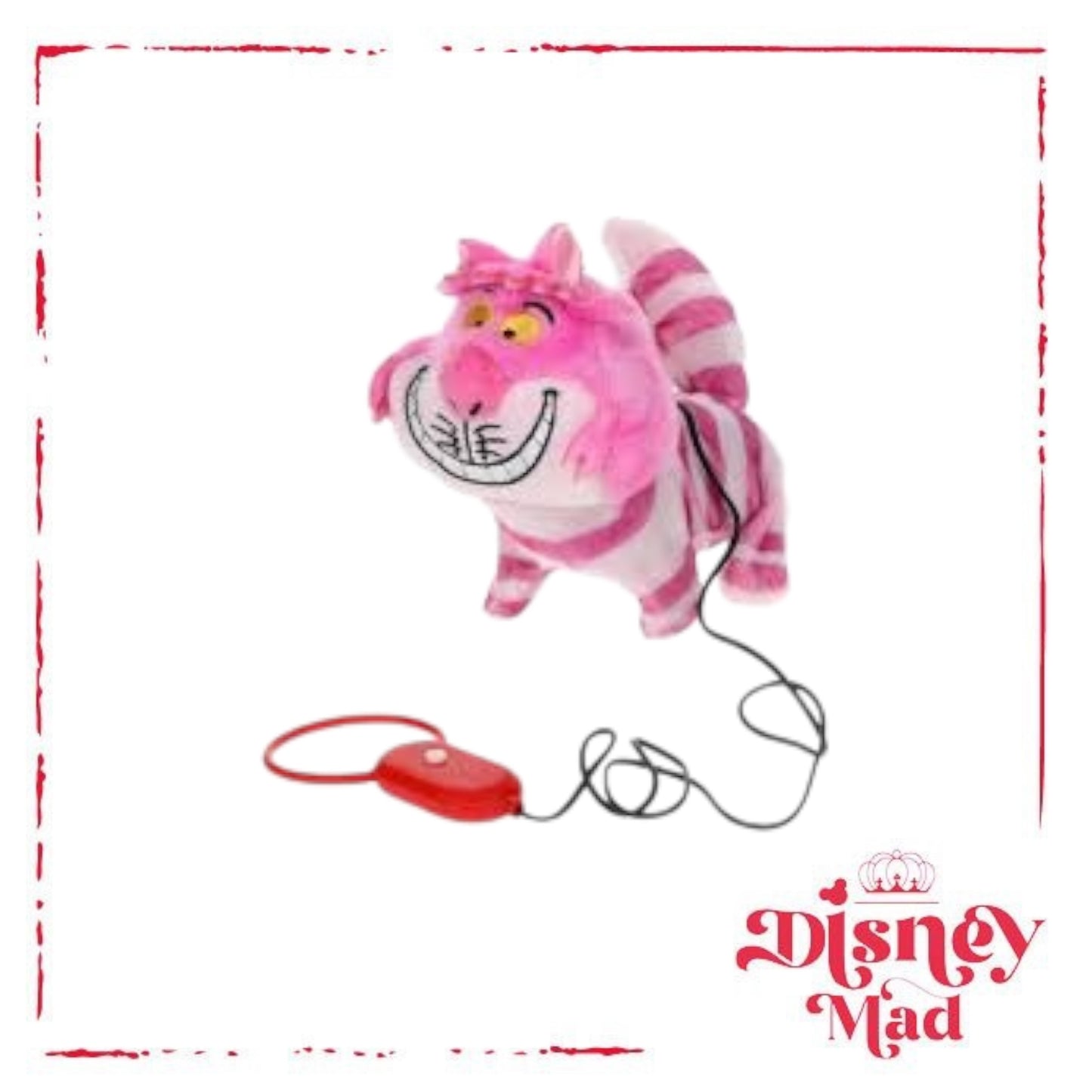 Disney Wired Leash Controlled Plush - Cheshire