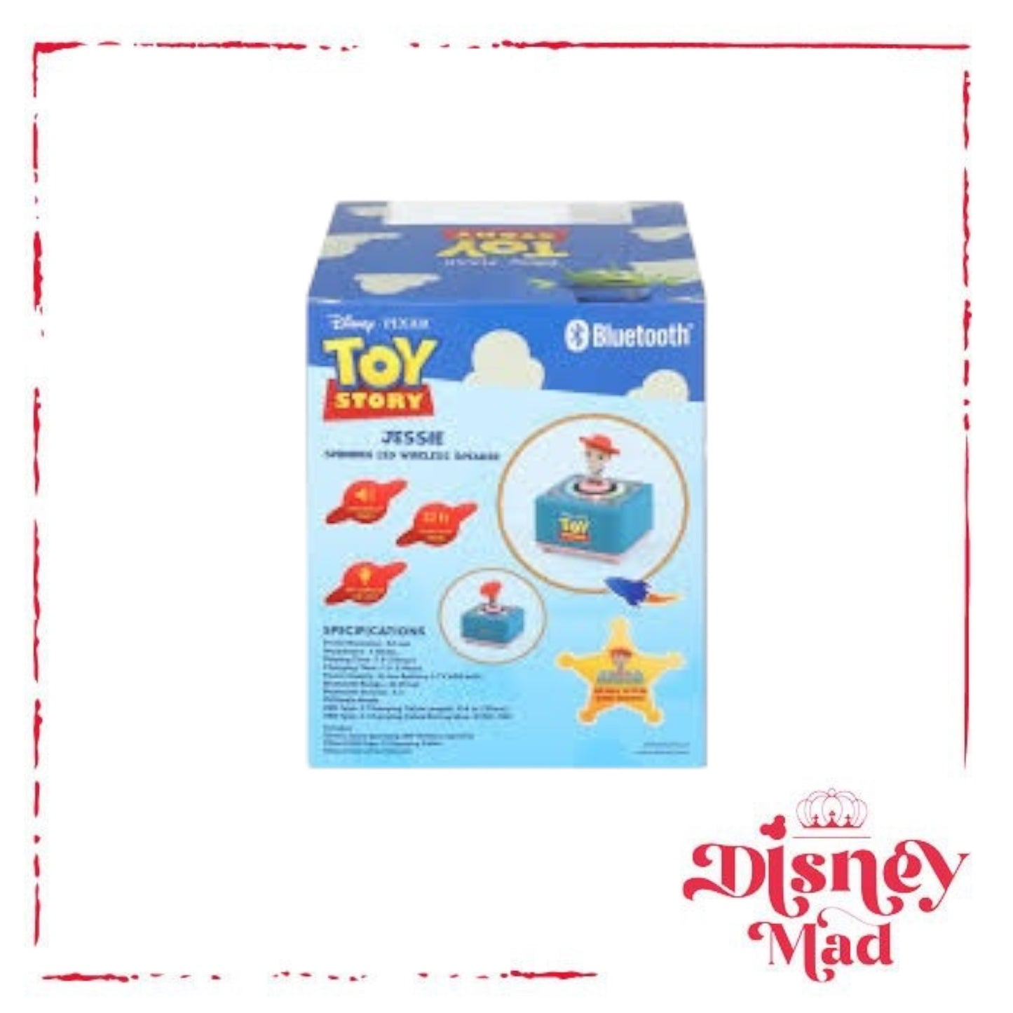 Disney Spinning LED Wireless Speaker - Jessie Toy Story