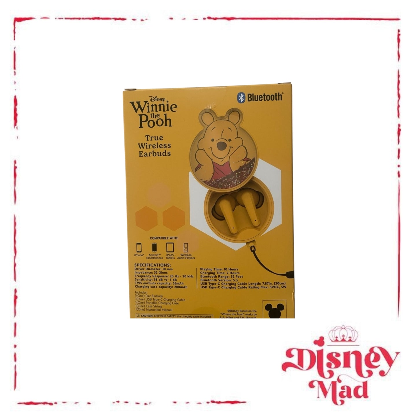 Disney Winnie the Pooh True Wireless Earbuds