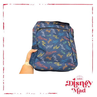 Disney Parks 2026 Mickey & Friends Character Autograph Mini Backpack
