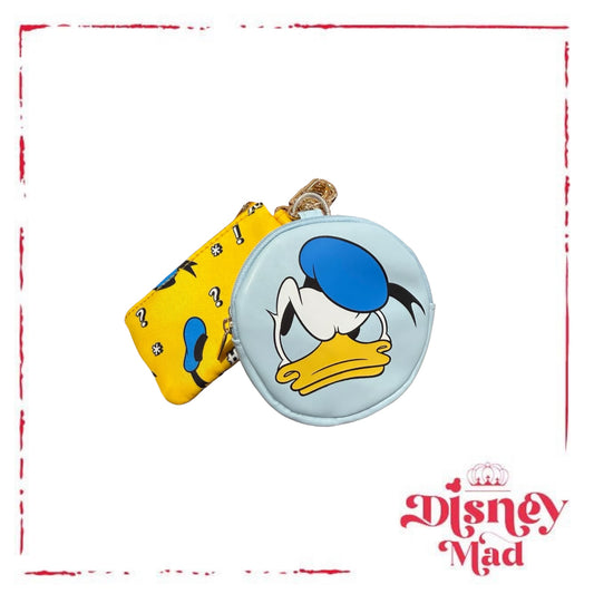 Disney parks Donald Duck coin bag & wallet keychain
