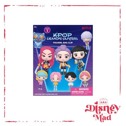 KPop Demon Hunter Series 1 3D Foam Bag Clip Blind Bag