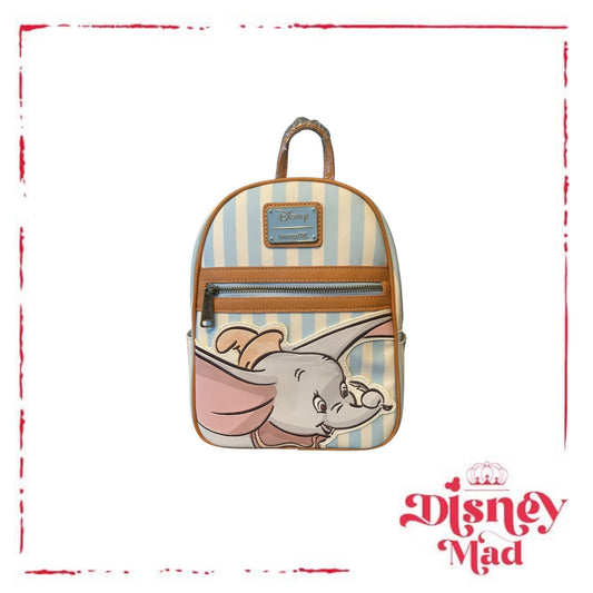 Loungefly Disney Dumbo Stripes Mini Backpack