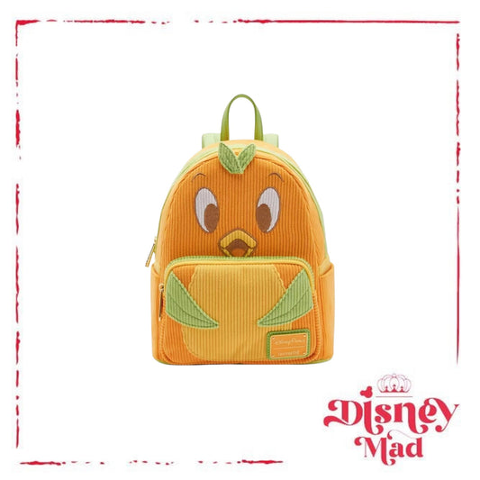 Disney Parks Orange Bird Corduroy Loungefly Backpack Pastel