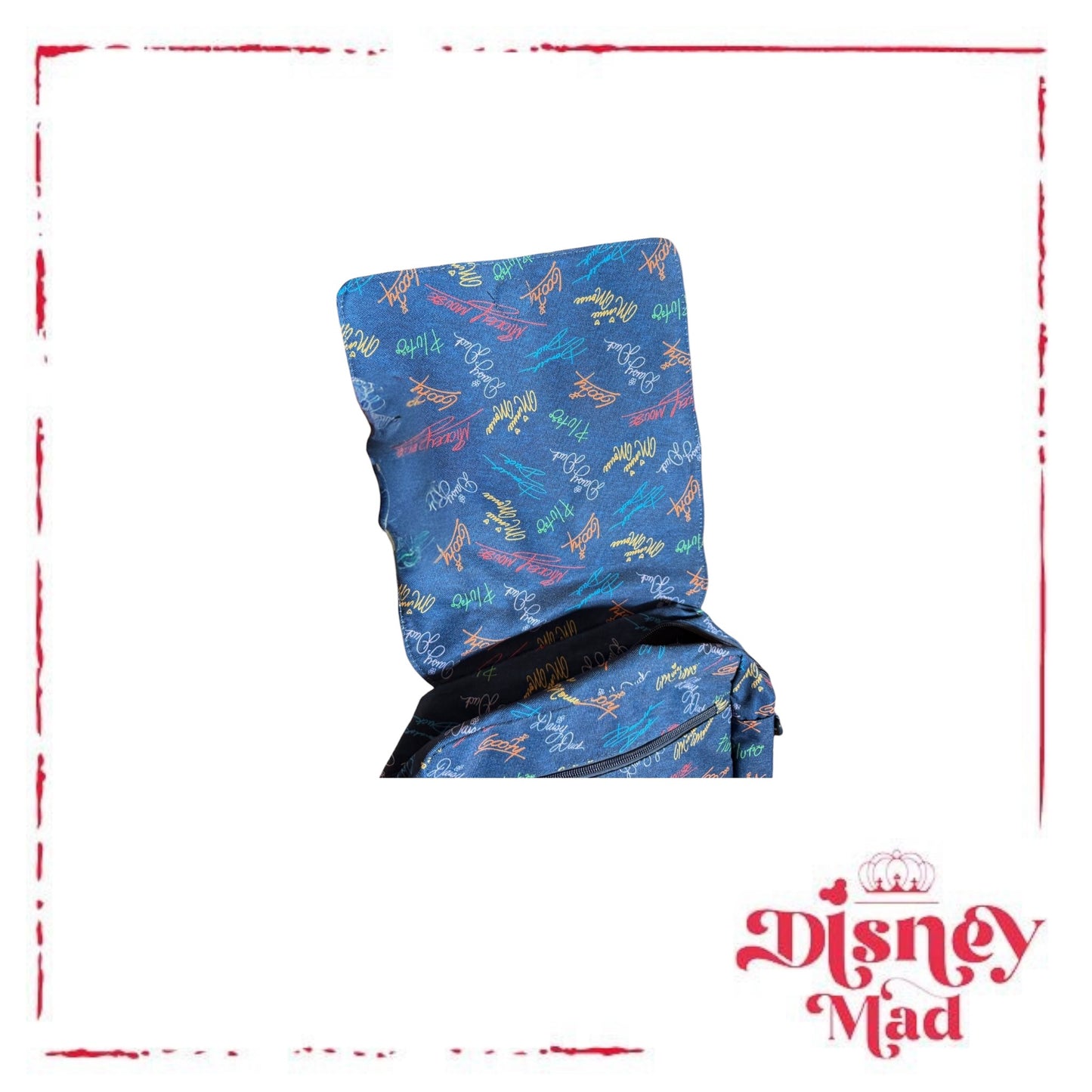 Disney Parks 2026 Mickey & Friends Character Autograph Mini Backpack