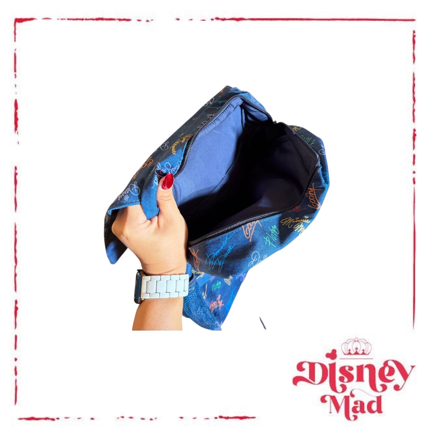 Disney Parks 2026 Mickey & Friends Character Autograph Mini Backpack