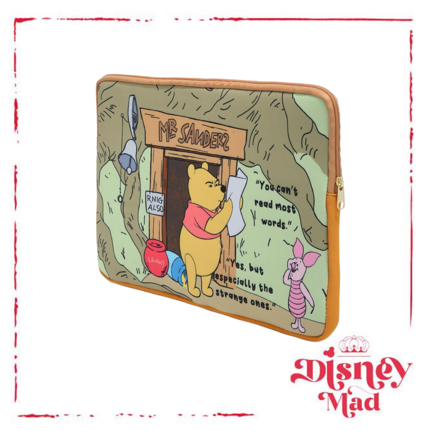 Disney Winnie the Pooh Reading Laptop Sleeve