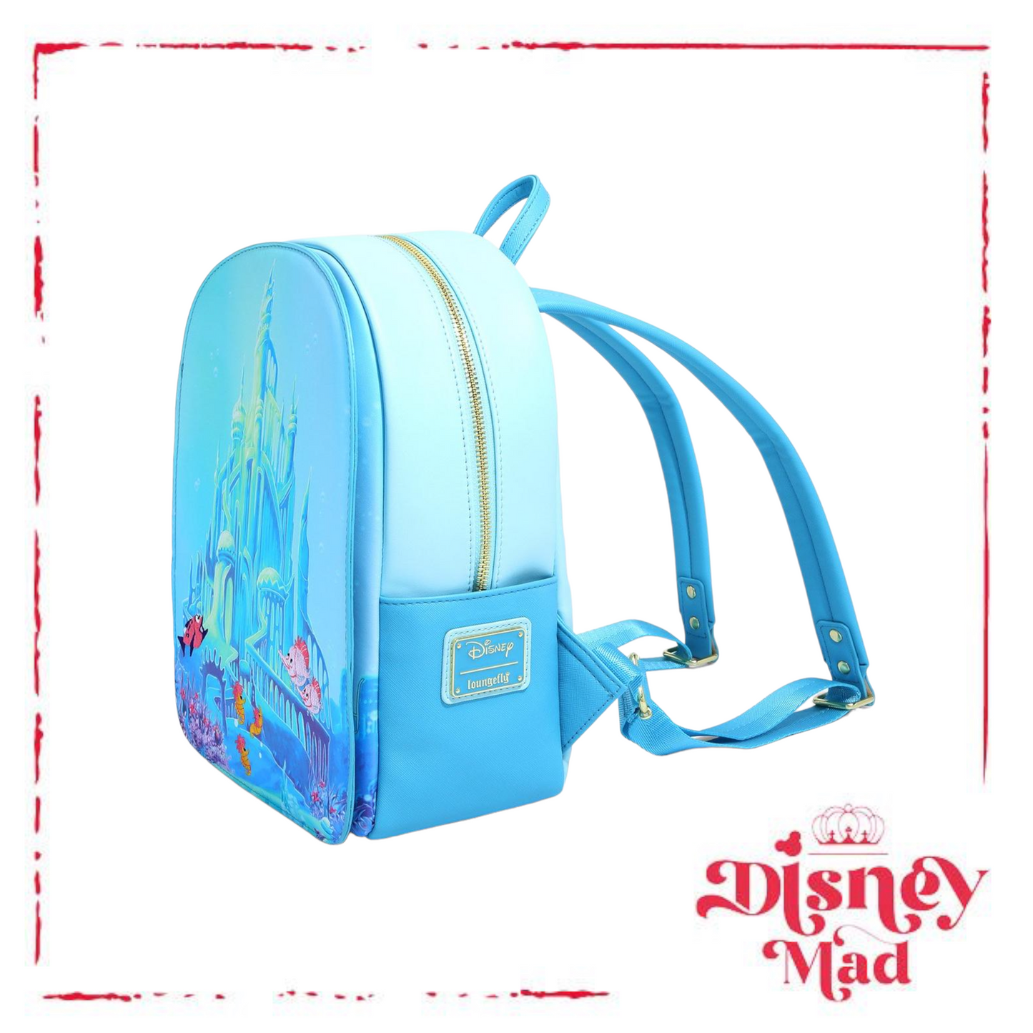 Loungefly Disney The Little Mermaid Castle Mini Backpack - BoxLunch  Exclusive