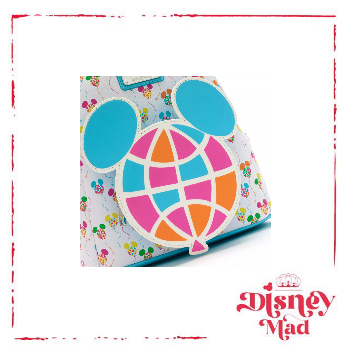 Disney Loungefly Mickey Mouse Vault Balloon Mini Backpack