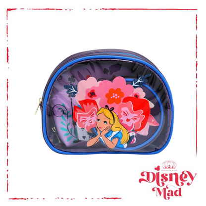 Disney Alice in Wonderland Floral Cosmetic Bag Set - BoxLunch Exclusive