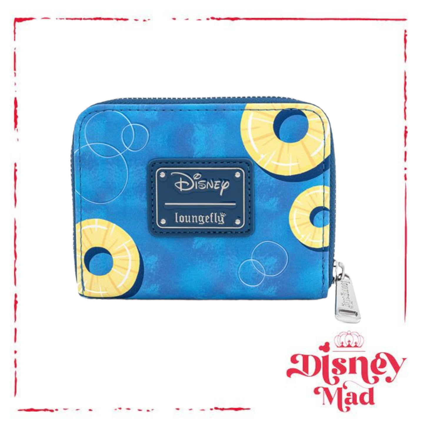 Disney Loungefly Lilo and Stitch Pineapple Floaty Scrump Zip Walle