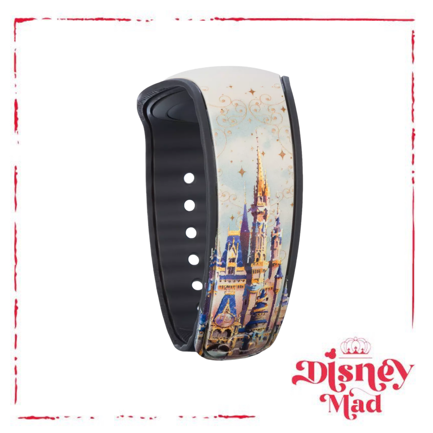 Disney Parks Exclusive Magic Band Cinderella Castle – Walt Disney World 50th Anniversary