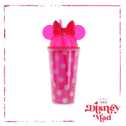 Disney Minnie Mouse Ears Polka Dot Tumbler