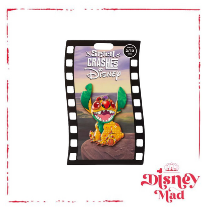 Stitch Crashes Disney - The Lion King Jumbo Pin