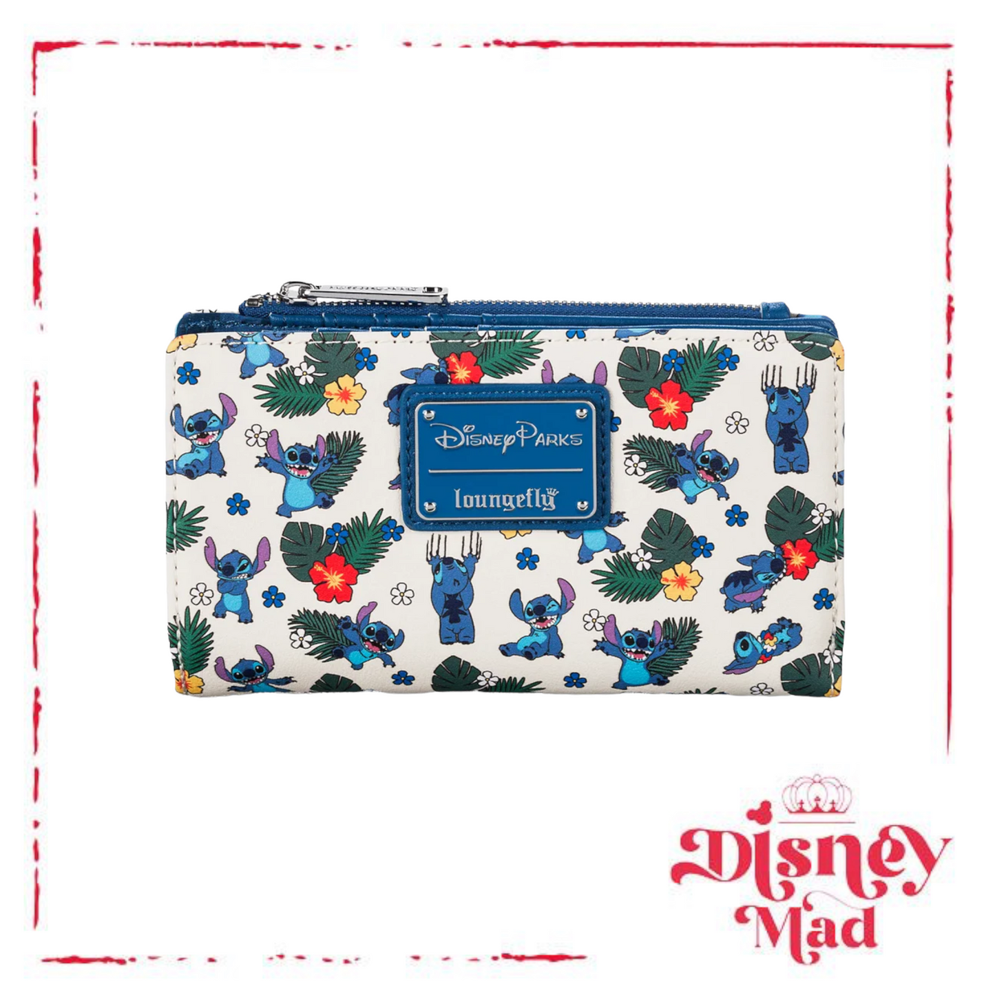 Disney Loungefly Stitch Tropical Wallet Disney Parks Exclusive