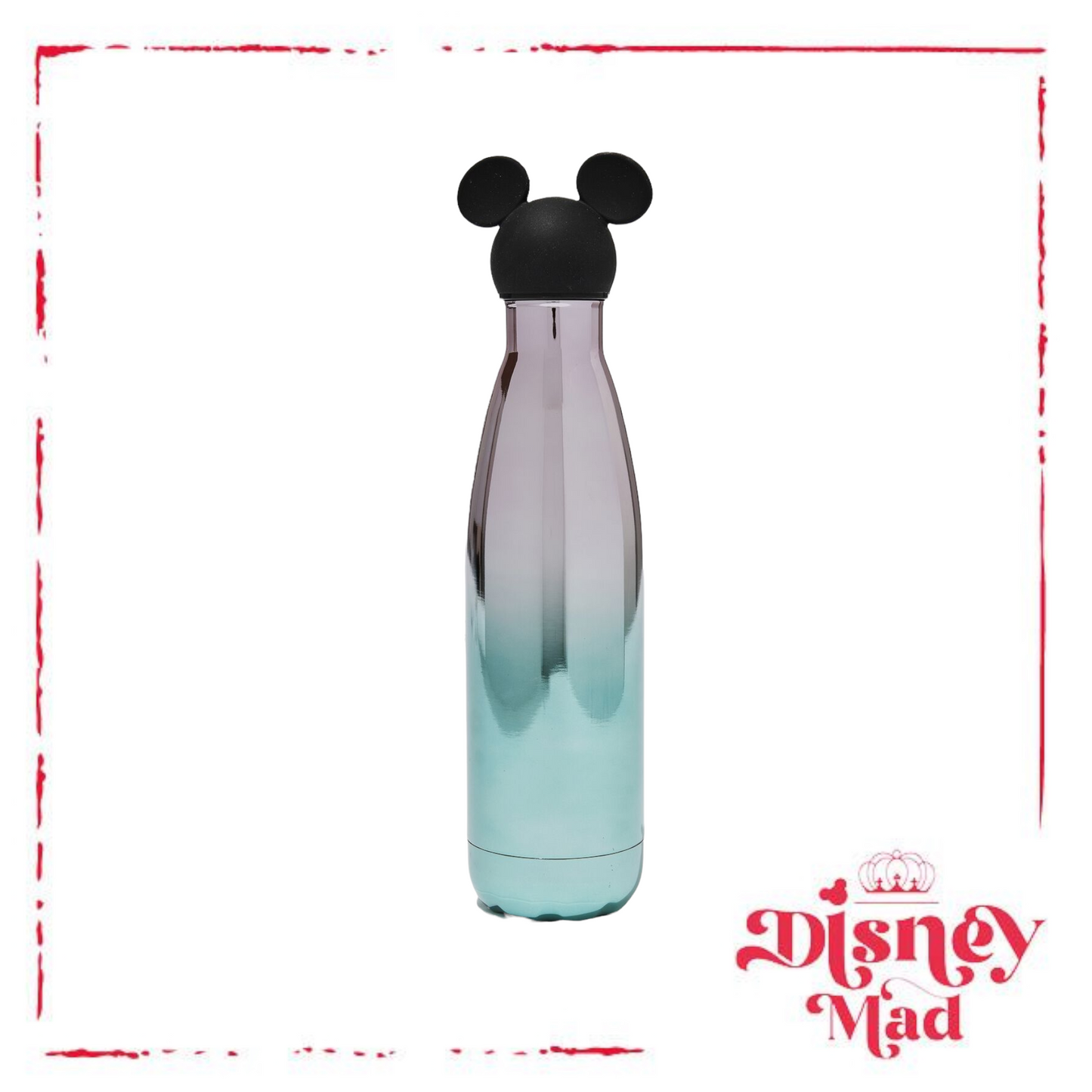 Mickey Mouse Premium Metal Drink Bottle 500Ml - Electroplated