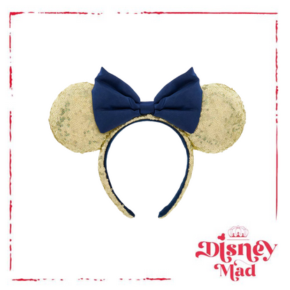 Walt Disney World Minnie Mouse 50th Anniversary Earidescent Ears Headband