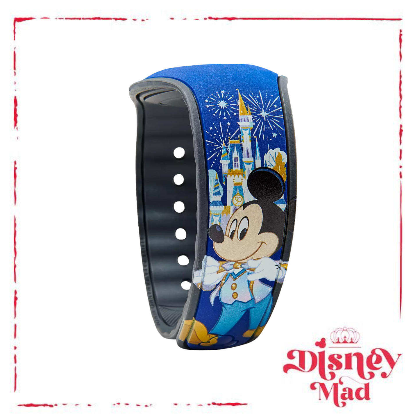 Disney Parks Exclusive Magic Band Mickey Mouse, Donald Duck, and Goofy. Walt Disney World 50th Anniversary