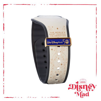 Disney Parks Exclusive Magic Band Cinderella Castle – Walt Disney World 50th Anniversary