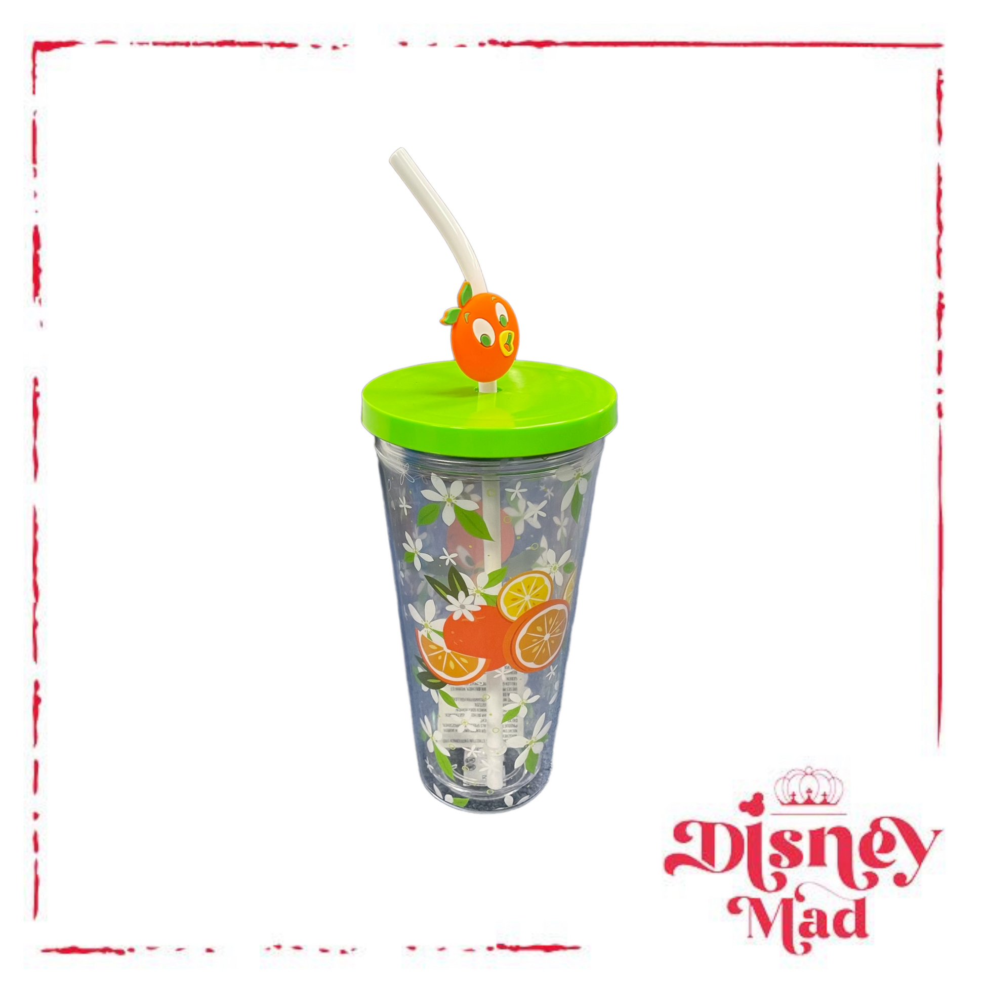 Disney Tumbler with Straw - Orange Bird