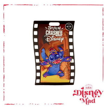 Stitch Crashes Disney - Aladdin Jumbo Pin