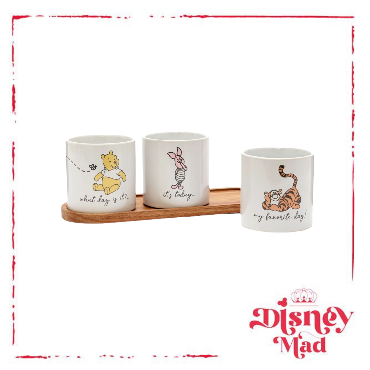 Disney Winnie the Pooh & friends plant pot set