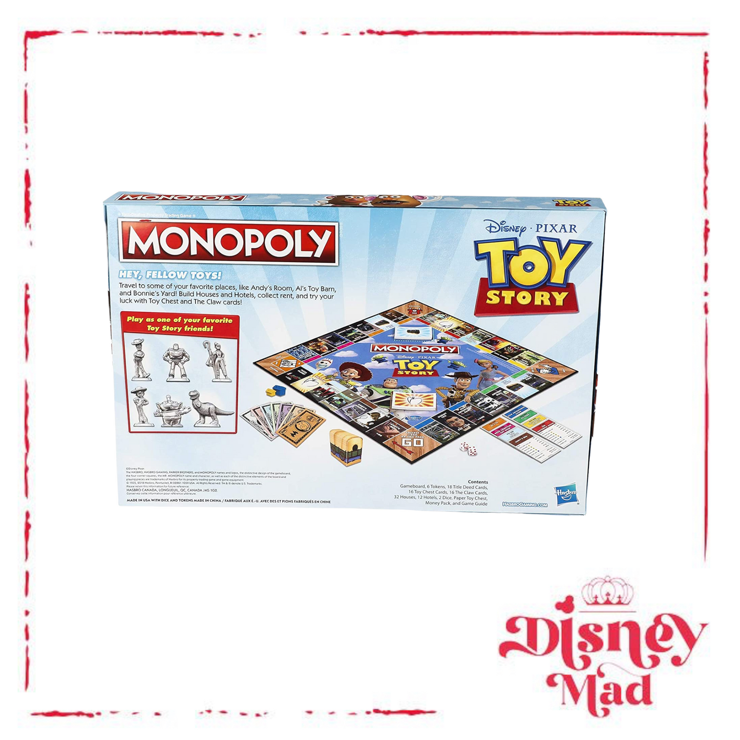 Disney Toy Story Monopoly