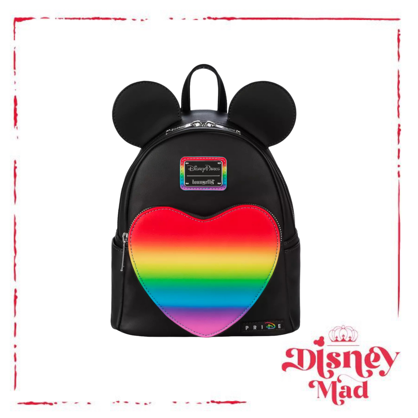 Disney Loungefly Mickey Mouse Pride Mini Backpack