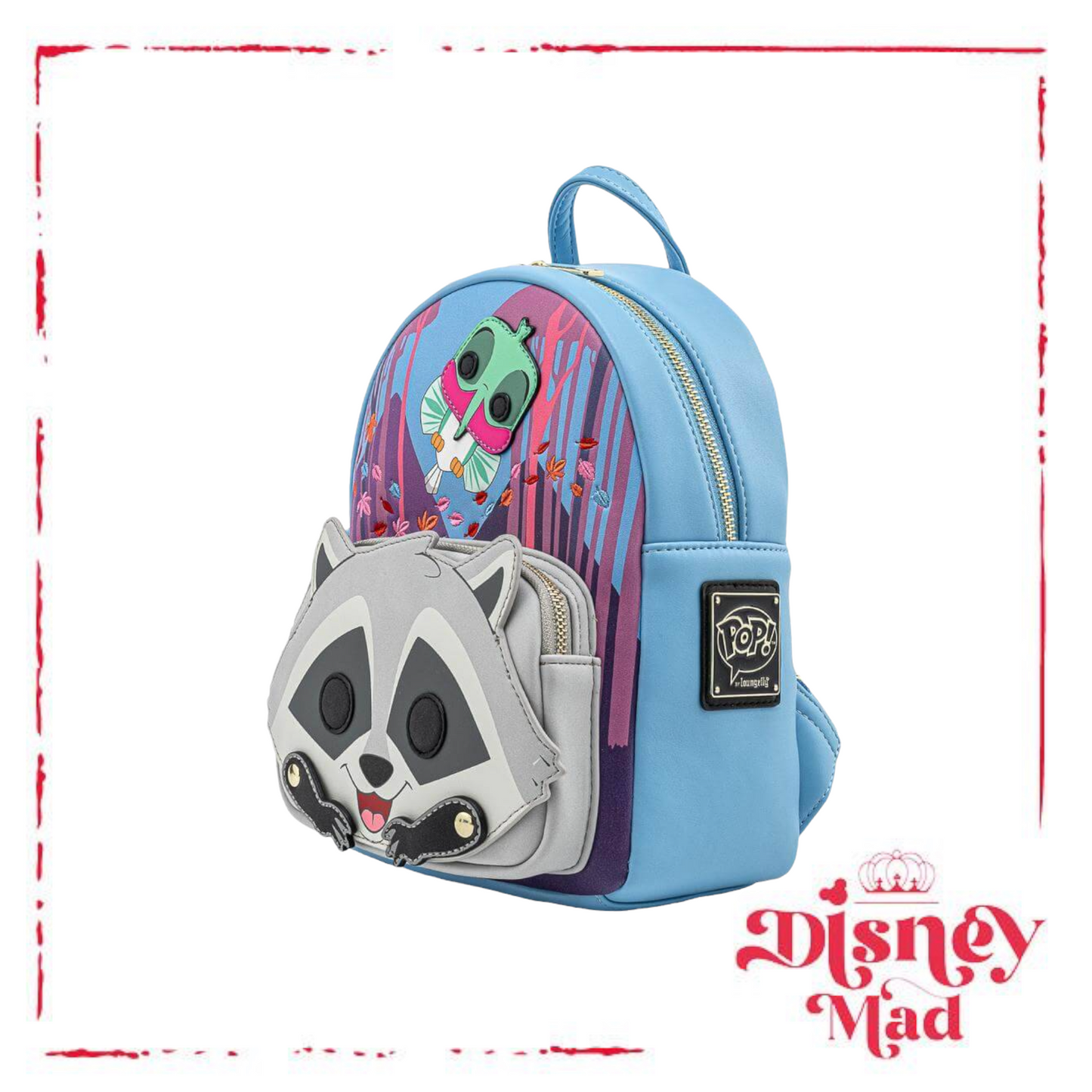Disney Loungefly Pocahontas Meeko with Flit Earth Day Cosplay Mini Ba Disney Mad Shop
