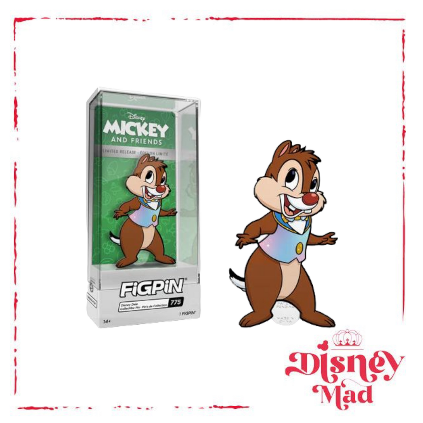 Disney Parks Exclusive Dale FiGPin