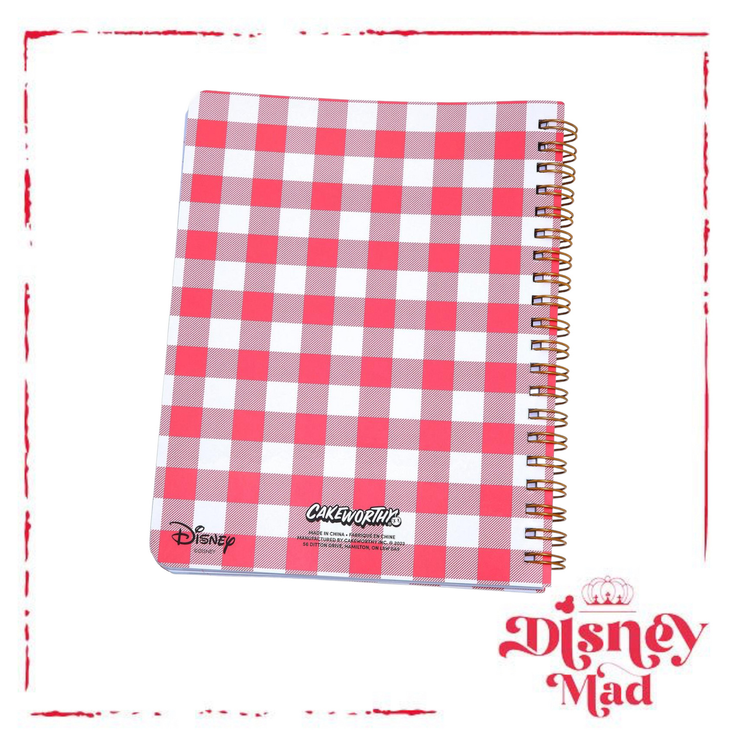 Cakeworthy Disney Minnie Mouse with Balloons Spiral Notebook