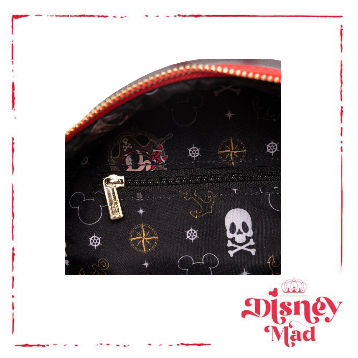 Disney Loungefly Pirate Mickey Mini Backpack - 707 Street Exclusive