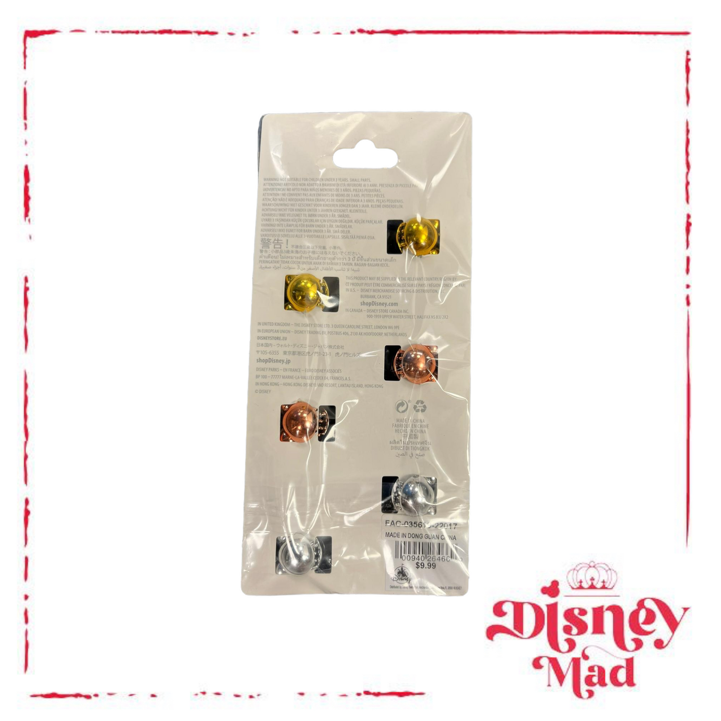 Disney Parks Hair Clips