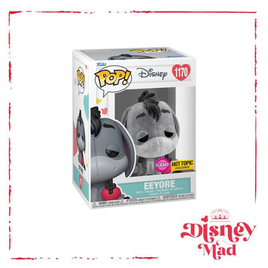 Funko Disney Winnie The Pooh Pop! Eeyore Flocked Vinyl Figure Hot Topic Exclusive