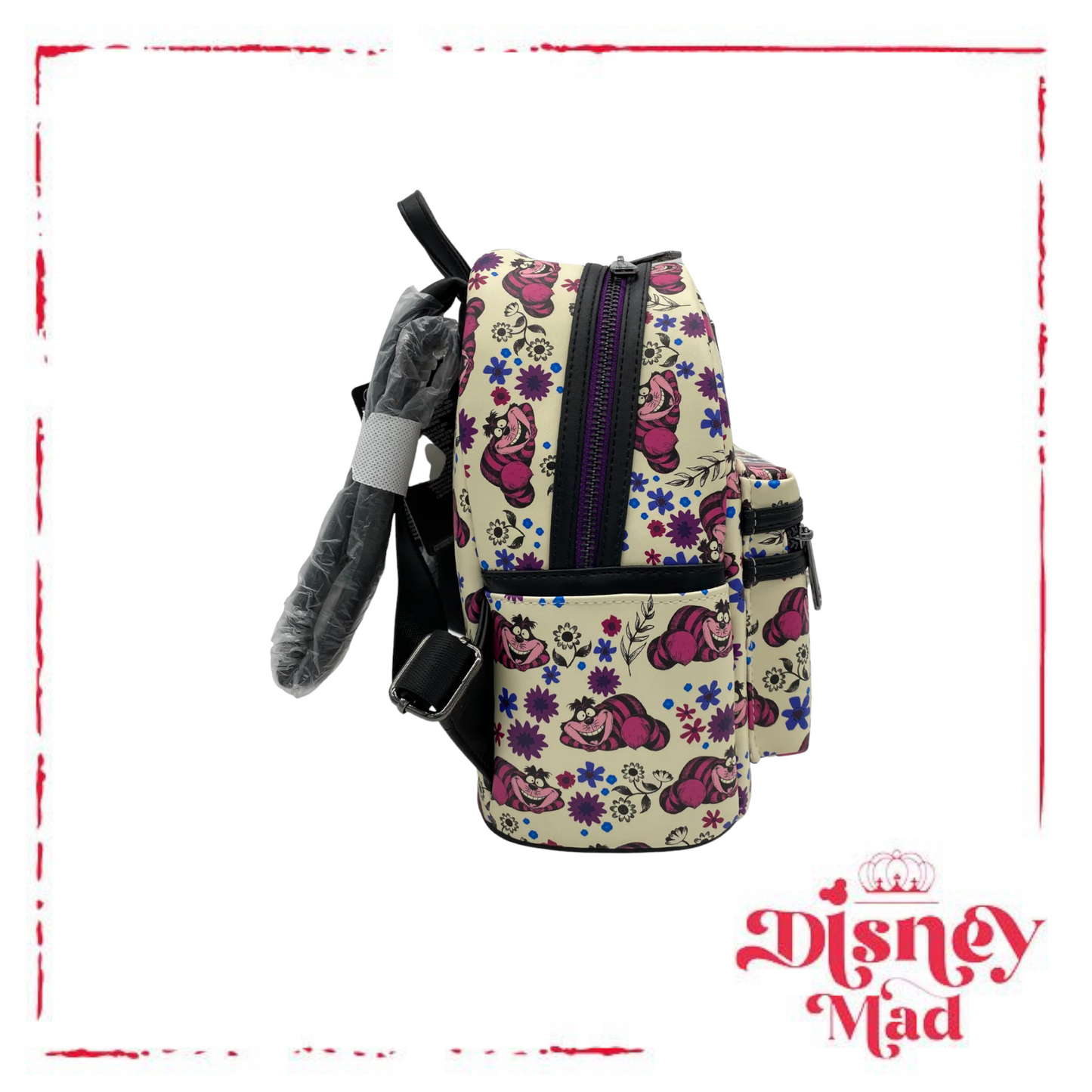 Loungefly Cheshire Cat All Over Print Mini Backpack