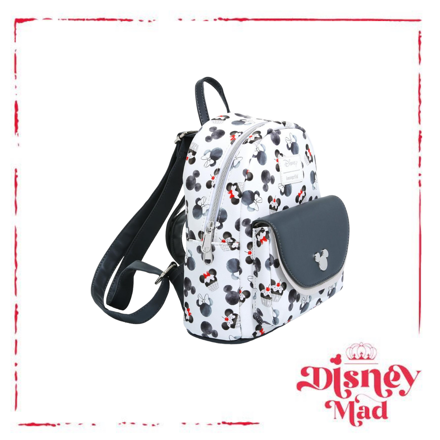 Loungefly Disney Mickey Mouse Minnie Mouse Cupcake Mini Backpack