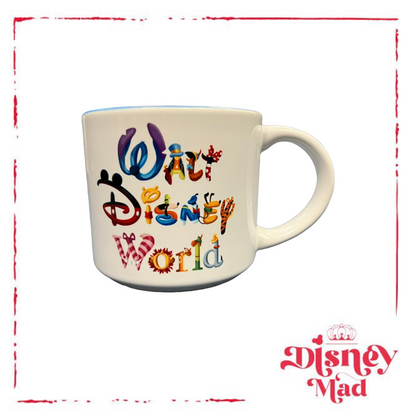 Walt Disney World Character Letters Mug