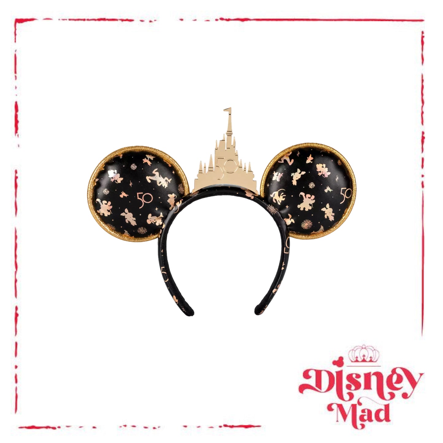 Walt Disney World 50th Anniversary Mickey and Friends Grand Finale Ears