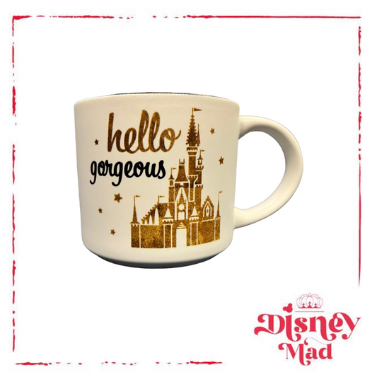Hello Gorgeous Disney Castle Mug