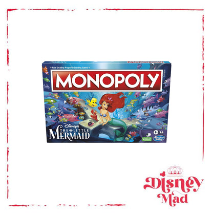 Monopoly: Disney's The Little Mermaid Edition Board Game * box not perfect