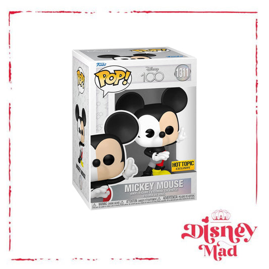 Funko Disney100 Pop! Mickey Mouse Vinyl Figure Hot Topic Exclusive