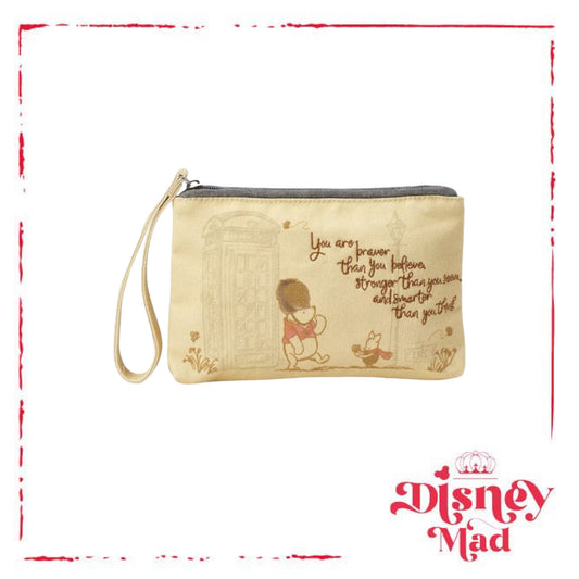Disney Parks Epcot United Kingdom Winnie the Pooh and Piglet Classic Pouch