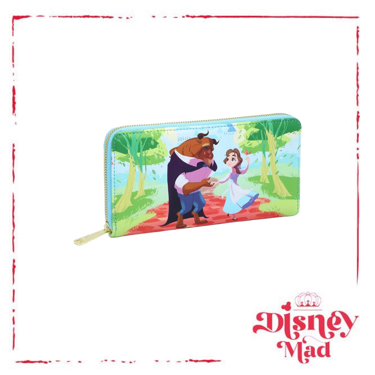 Loungefly Disney Beauty and the Beast Scenic Stroll Wallet - BoxLunch Exclusive