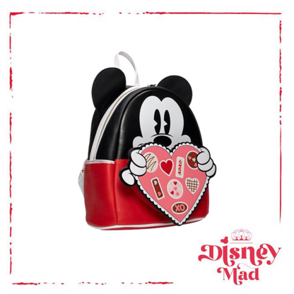 Mickey Mouse Chocolate Box Valentine Mini-Backpack - Entertainment Earth Exclusive